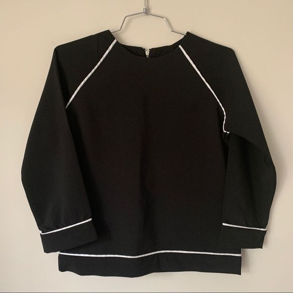 Black Circle Blouse - Picture 1 of 8